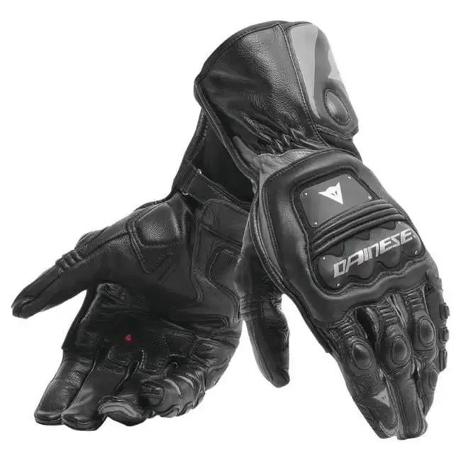 Dainese Steel-Pro Mens Leather Motorcycle Gloves Black/Anthracite LG