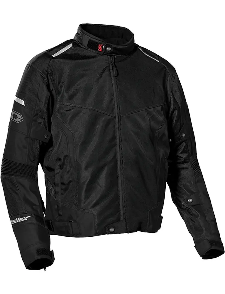Castle Max Air 2 Mens Textile Motorcycle Jacket Black SM - MGW-17799
