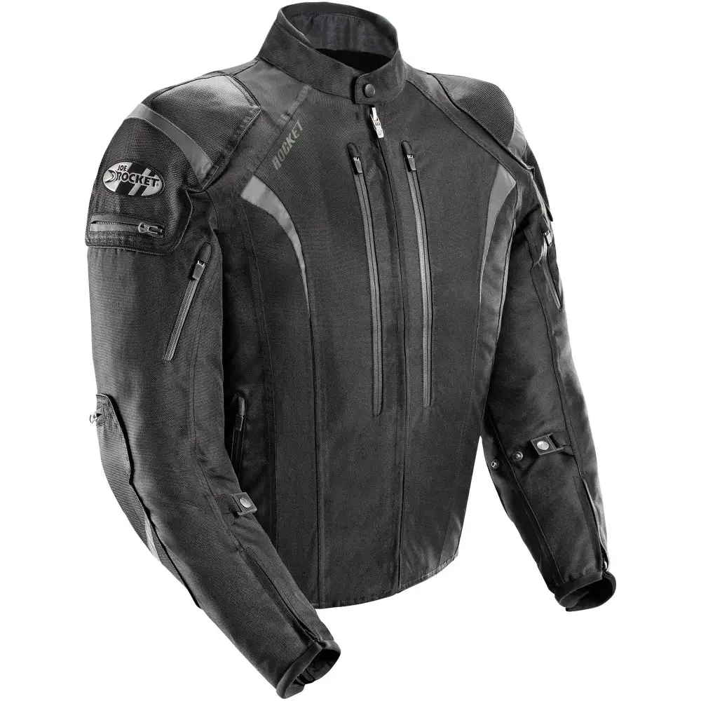 Joe Rocket Atomic 5.0 Mens Textile Motorcycle Jacket Black MD