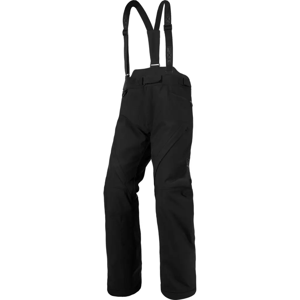 FXR Mens Vertical Pro Insulated Softshell Snowmobile Pants Black Ops Snow Bibs - 230914-1010-22