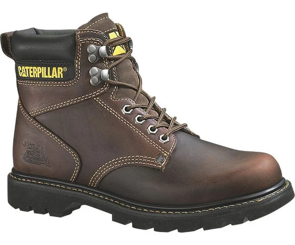 Cat P72365-10M Caterpillar Men's Second Shift Work Boot Tan Size-10 Medium
