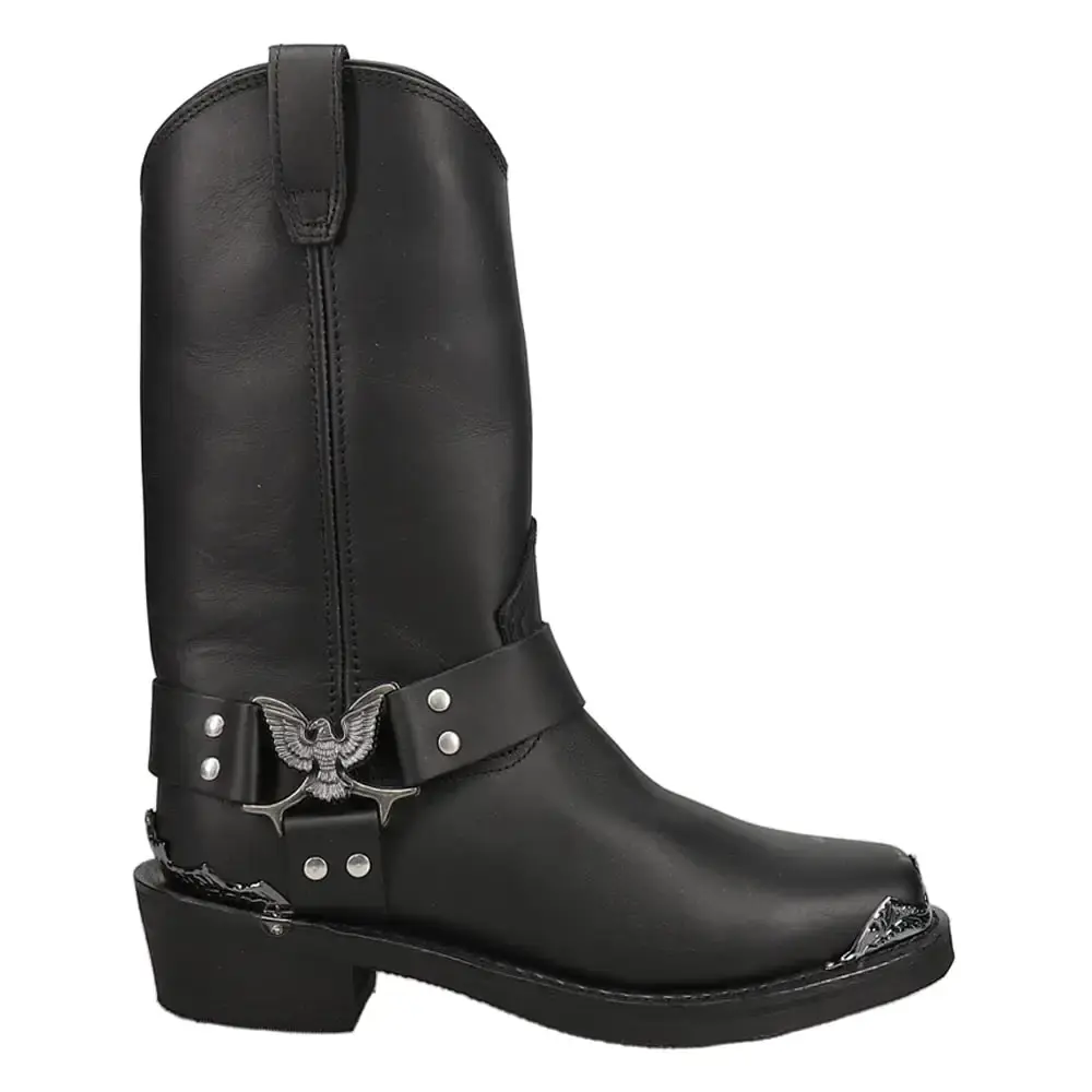 Dingo Mens Chopper Square Toe Motorcycle Casual Mid Calf Boots