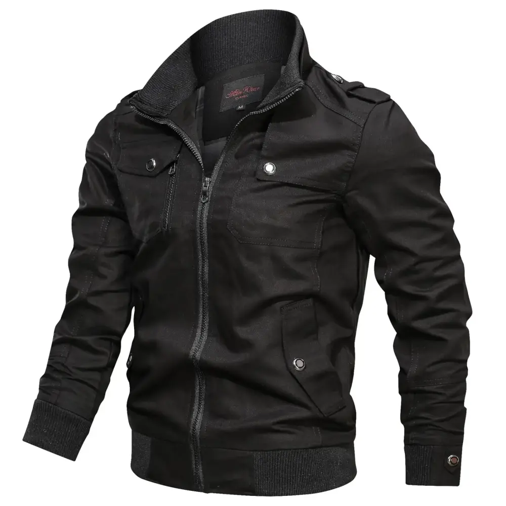 FhsagQ Male Jean Jacket for Men Slim Fit Men's Casual Plus Size Military Jacket Cotton Solid Coat Men Zipper Jacket Jackets for Mens Casual Leather Jacket Men with Hoodie XXXL