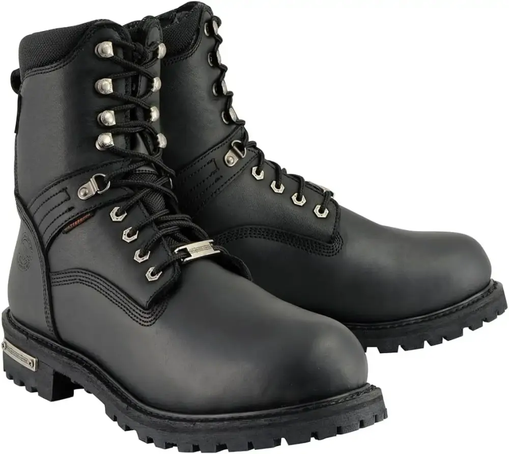 XINZHEN Men's Premium Leather Lace-Up Motorcycle Riding Boots Collection MBM - 11W