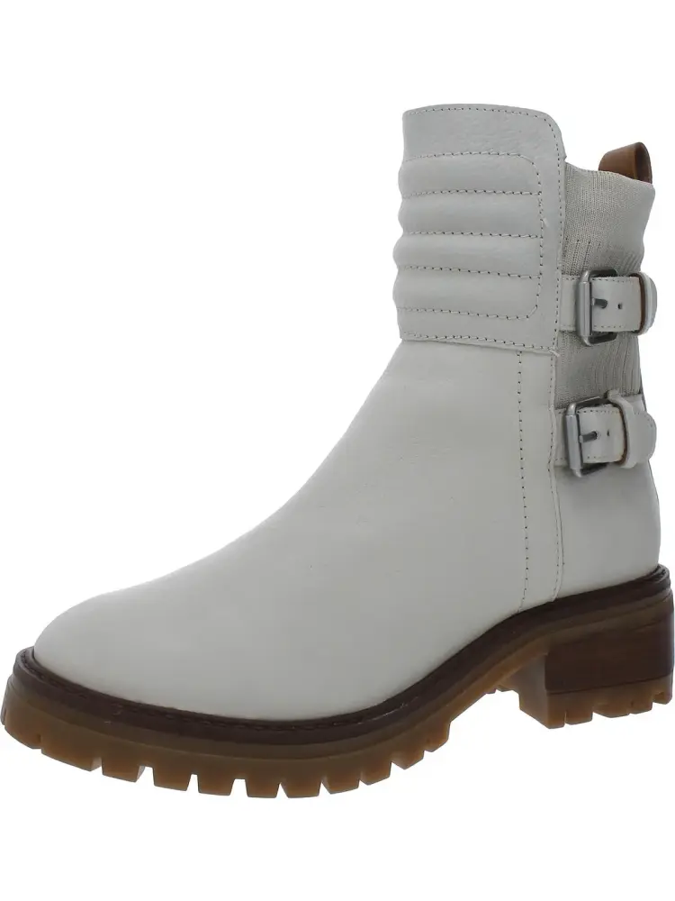 Gentle Souls by Kenneth Cole Womens Bradey Moto Leather Motorcycle Boots