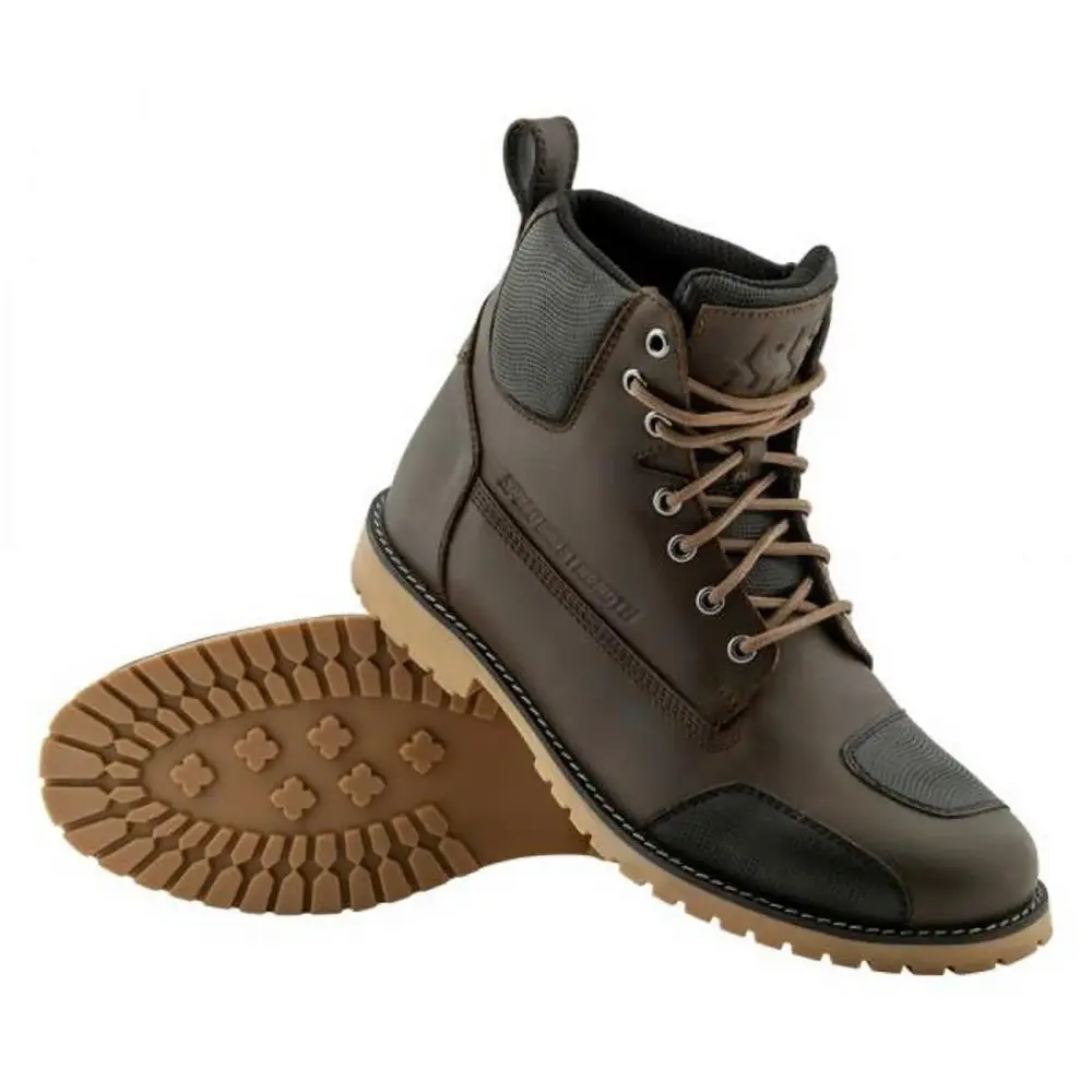 Speed & Strength 889560 Mens Call To Arms Leather Boot. Black & Brown - Size 10