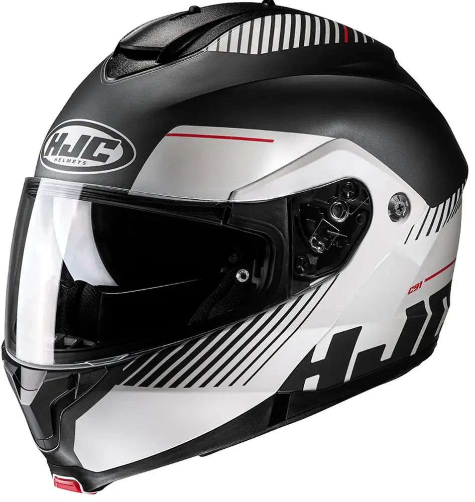 HJC C91 Prod Modular Motorcycle Helmet Gray LG - MGW-25696