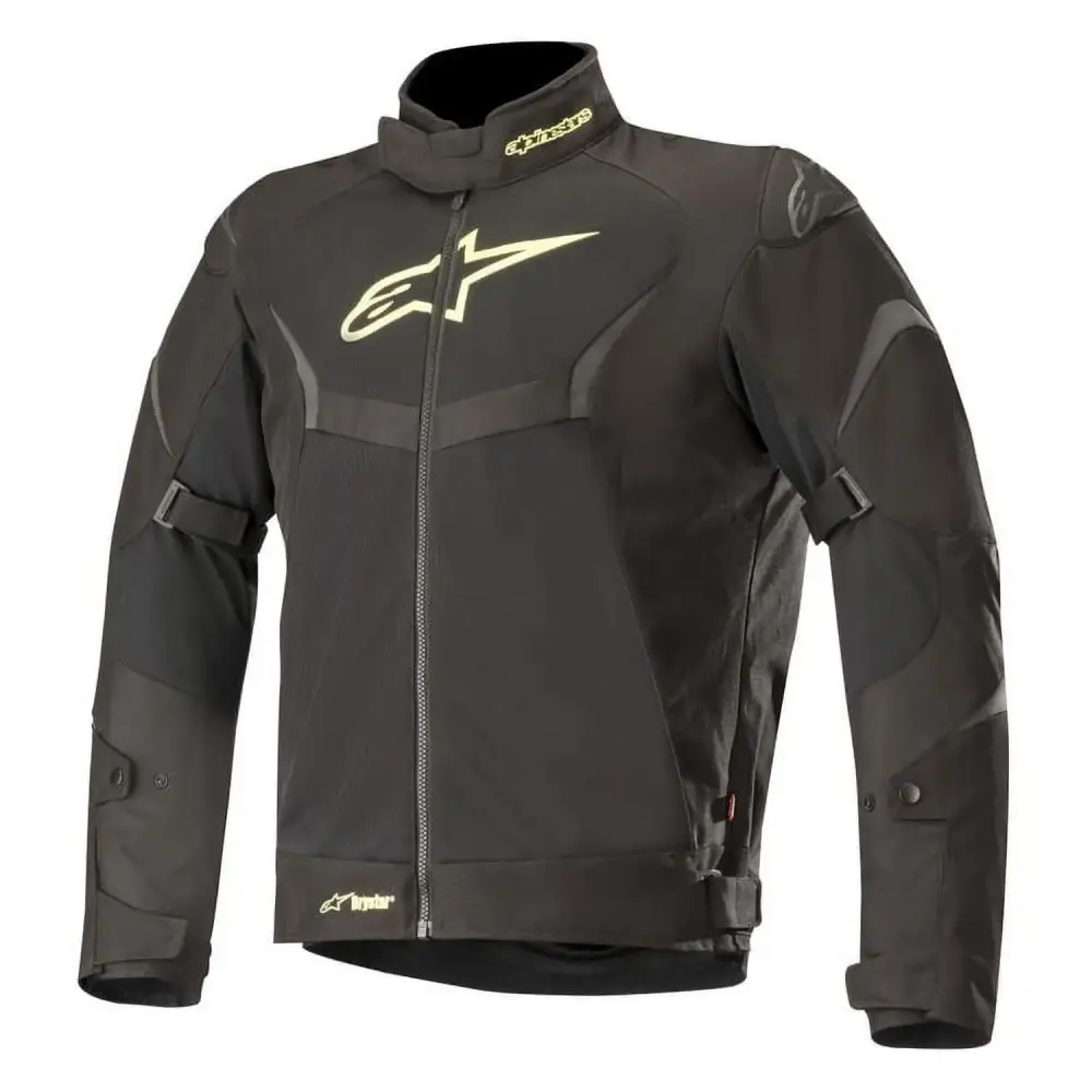 Alpinestars T-Core Air Drystar Jacket - Black/Flo Yellow - 2XL