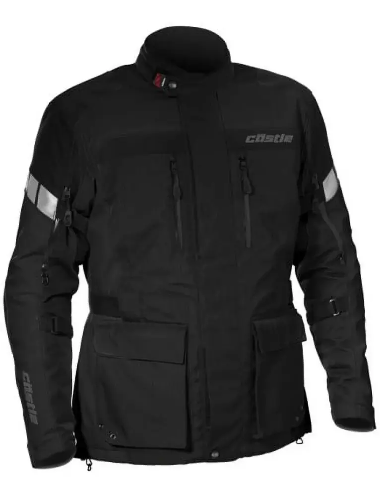 Castle Distance Mens Motorcycle Jacket Black XXL - MGW-17794