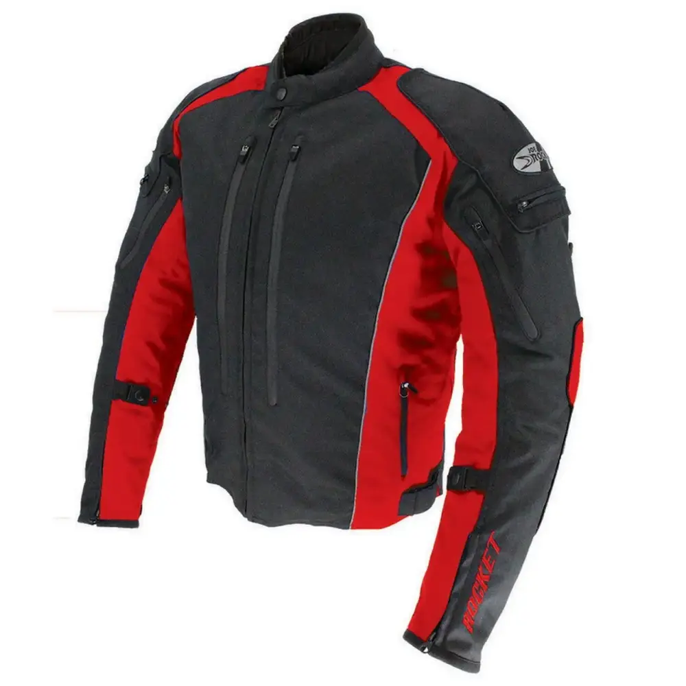 Joe Rocket Turbulent Jacket (Large. Black/Red) - MGW-13322