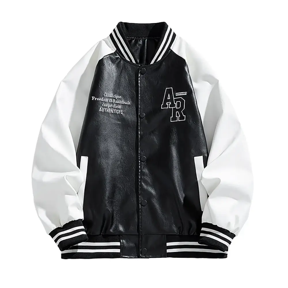 Tawop Mens Jackets Zip Up Outerwear Coats Motorcycle Sleeveless Mid-Length Comfort Fit Black Jacket L