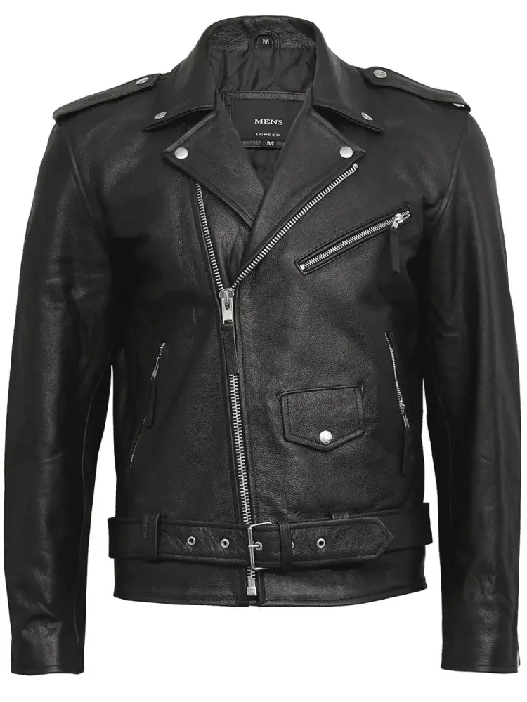 Double Rider Motorbike Genuine Lambskin Leather Moto Jacket. New Motorcycle Jacket