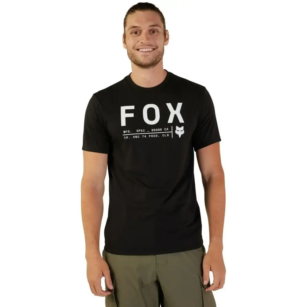 Fox Racing Men's Non Stop Ss Tech Tee BLACK - MGW-19739