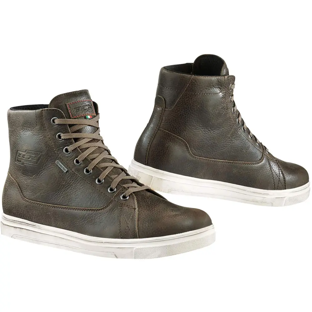 TCX Mood GTX Mens Leather Motorcycle Shoes Brown 42 EUR - MGW-26575