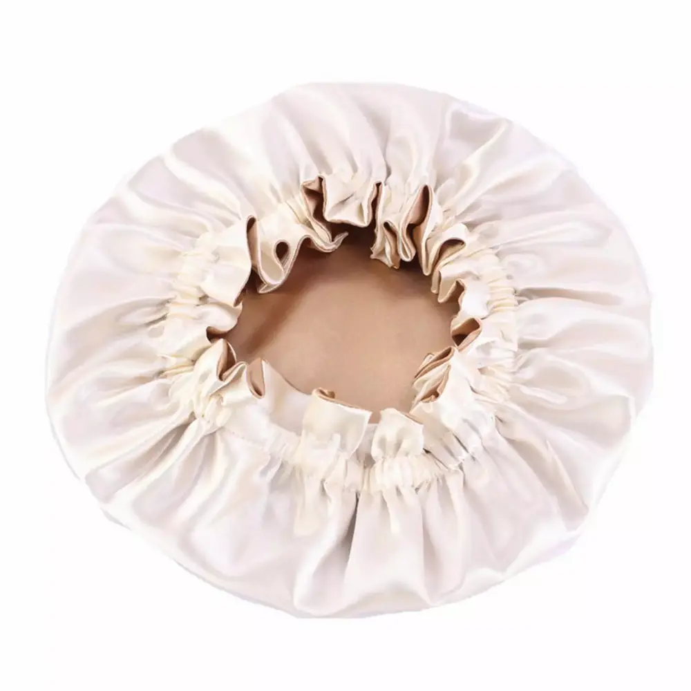 ILJNDTGBE Parent Child Lace Satin Nightcap Imitation Silk Nightcap for Ladies Kids Multiple Colors