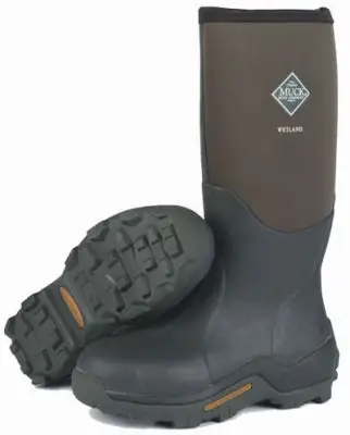 The Original Muck Boot Company Wetland Men's Boots Size 8 US Brown Waterproof Outdoor Boots