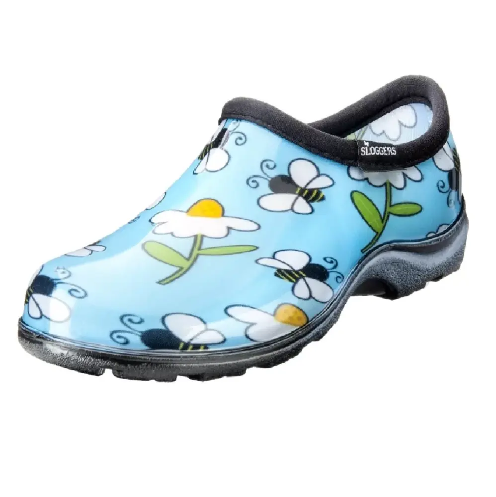 Sloggers 5120BEEBL09 9 Inch Blue Rain and Garden Shoe for Women