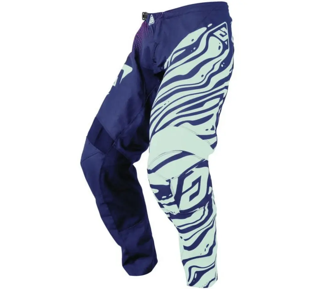 Answer Racing 2019 Womens Syncron Flow Pant - Seafoam/Cobalt/Flo Pink - 4