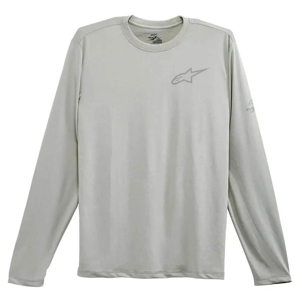 Alpinestars Pursue Mens Long Sleeve T-Shirt Silver XL - MGW-25581