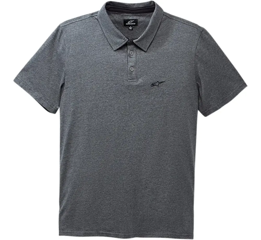 Alpinestars Eternal Mens Short Sleeve Polo T-Shirt Charcoal MD
