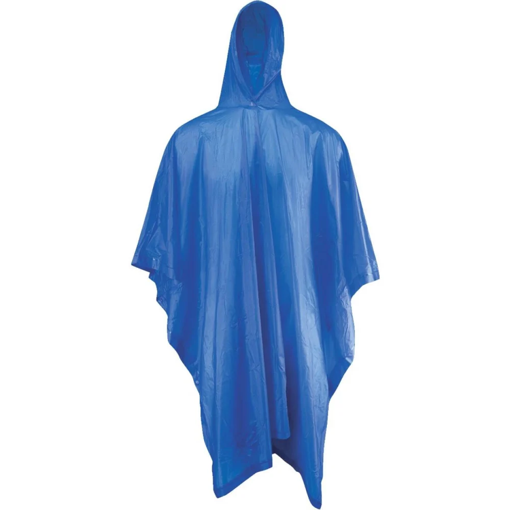 West Chester 50 Inch x 80 Inch Blue Rain Poncho