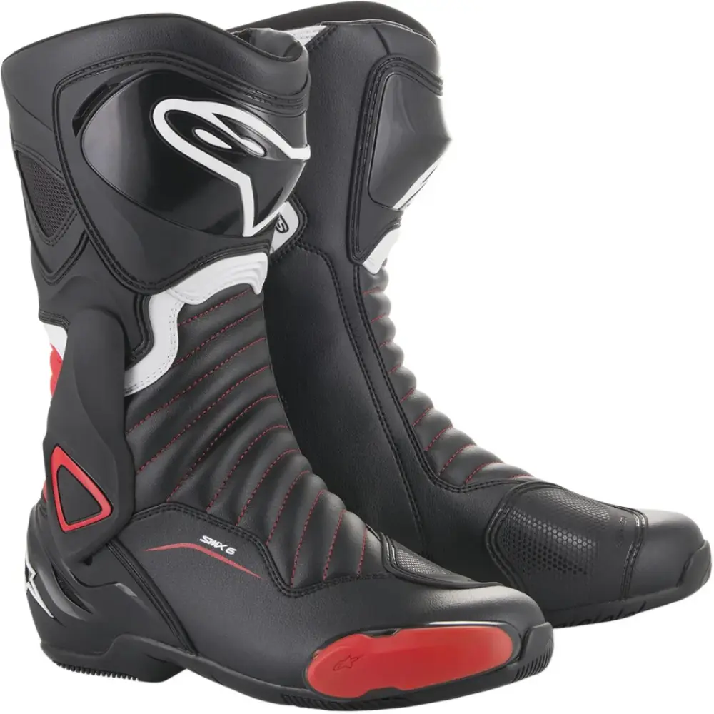 Alpinestars SMX-6 V2 Boots (14. Black/Red) - MGW-7446