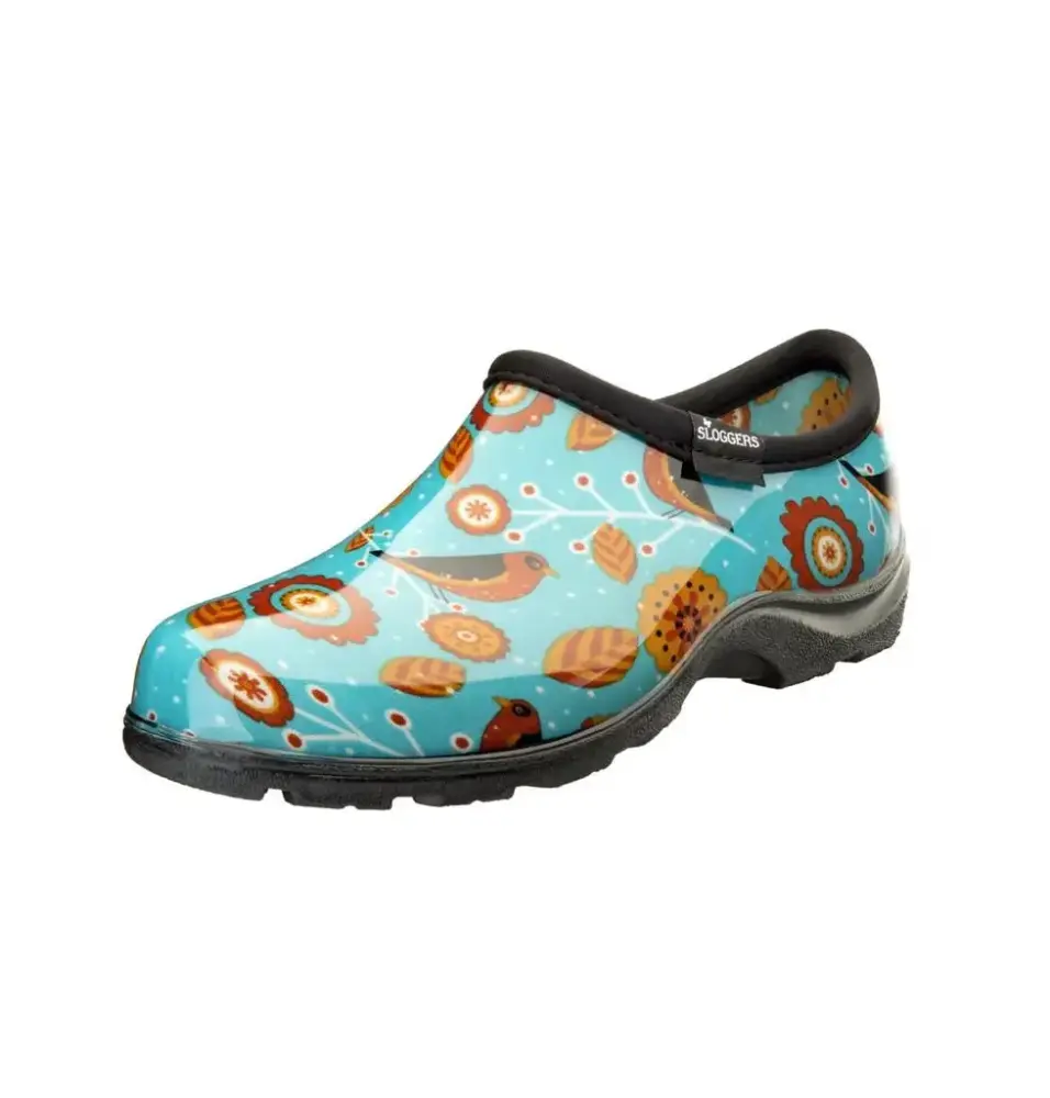 Sloggers Women's Garden Rain Shoes Blue Size 6 US Waterproof Comfortable