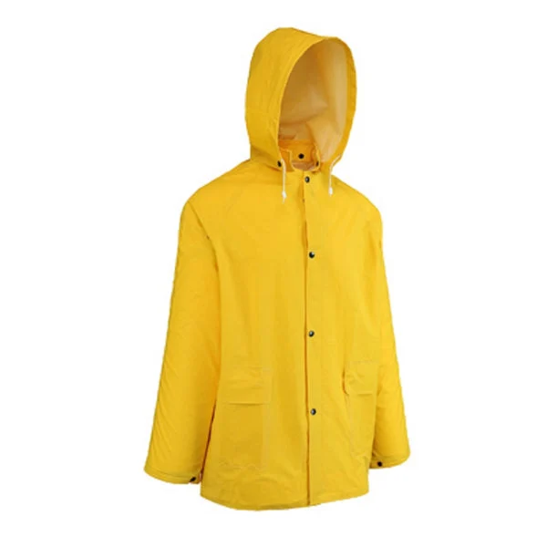 West Chester 44036/2XL Rain Coat With Hood Yellow 2 XL 2 Piece