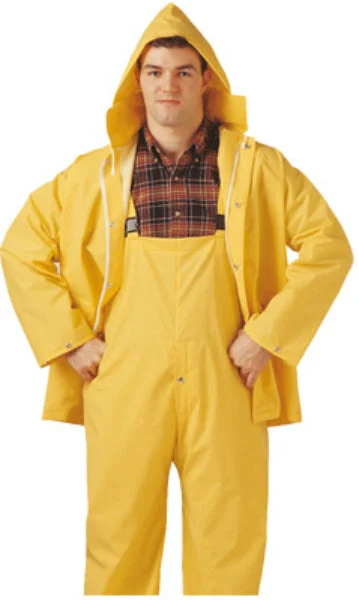 Comfort-Tuff S63217-2X Jacket and Bib Rainsuit XXL Yellow for Outdoor Work