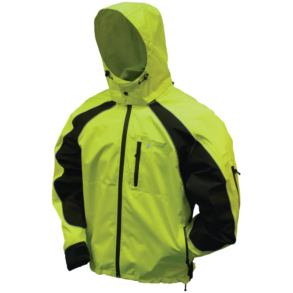 Frogg Toggs Men's Toadz Kikker II Reflective Jacket | Black / Hi-Vis Reflective | Size SM