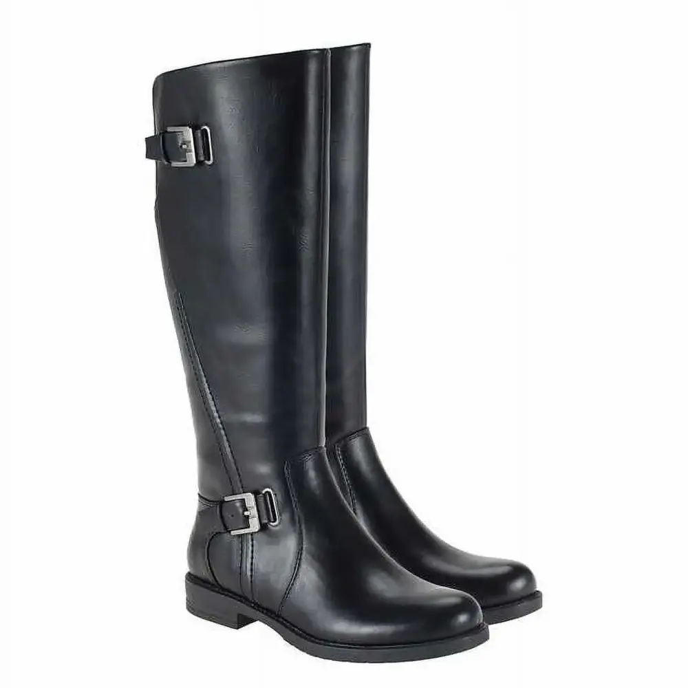 Baretraps Women's Carmen Riding Buckle Zip-Up Boots - MGW-20665