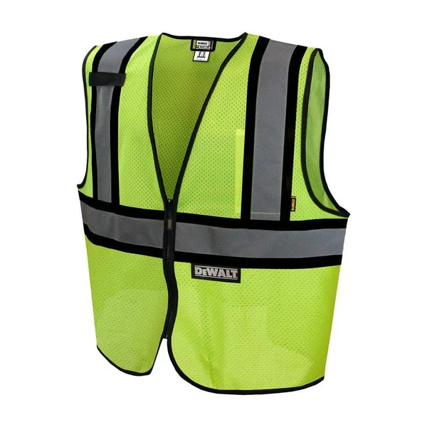 DeWalt DSV221-2X 2 Tone Mesh Class 2 Vest 2X-Large Green High Visibility Work Vest