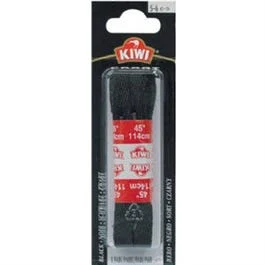 Kids' Sports Flat Black Shoe Laces 45-Inch for Sneakers