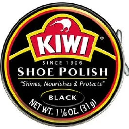 Black Shoe Polish Paste 1-1/8-oz. for Leather Shoe Care