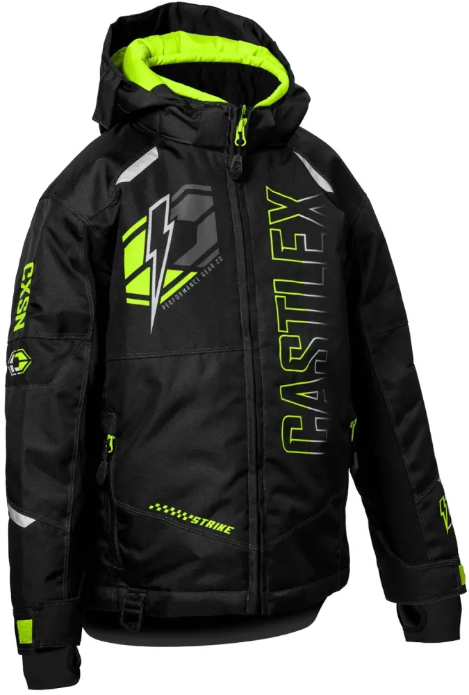 Castle X Strike G5 Youth Snow Jacket Black/Hi-Vis XL - MGW-17738
