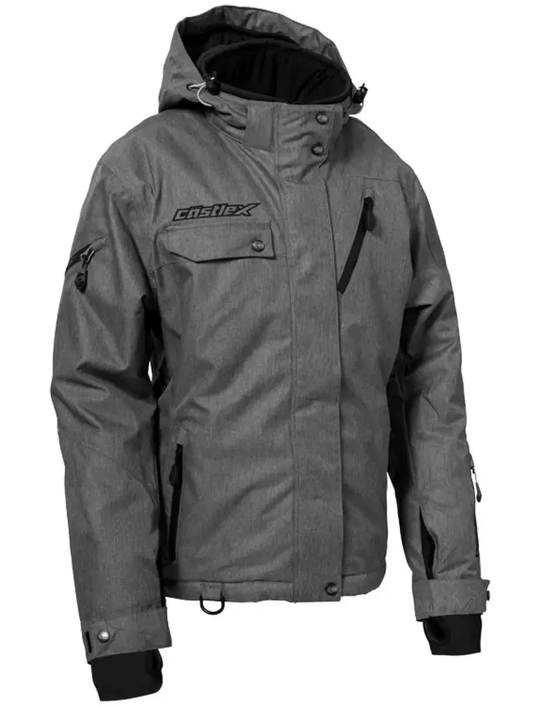 Castle X Powder G3 Womens Snow Jacket Heather Gray 4W - MGW-15794