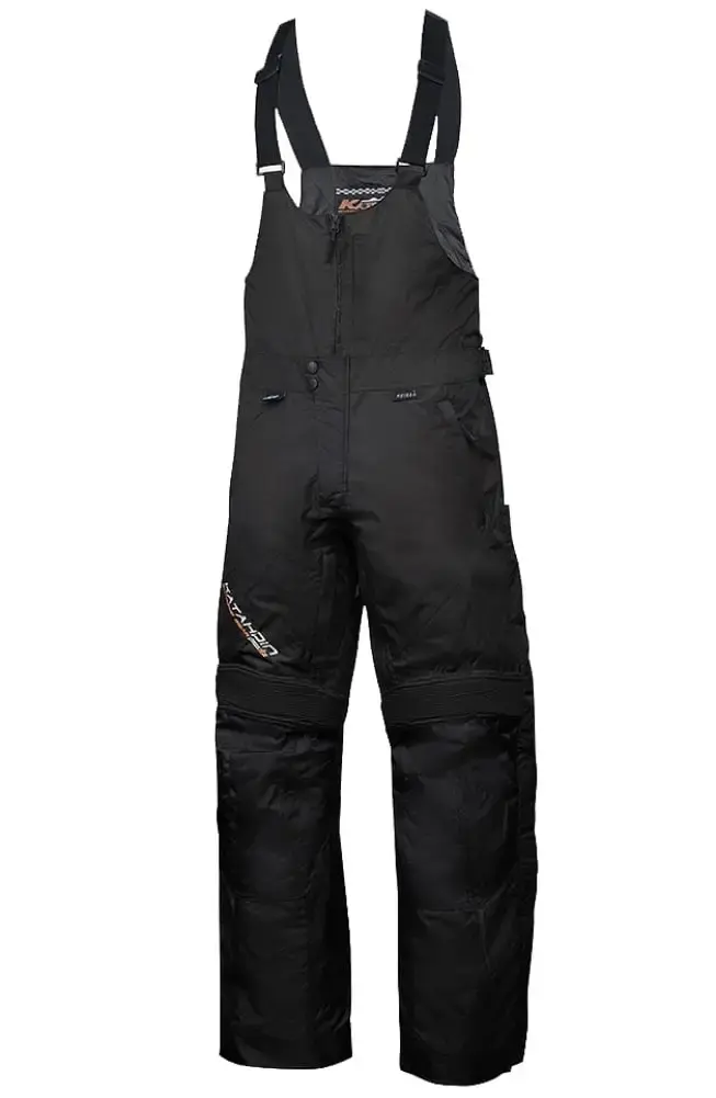 Katahdin X-4 Mens Snowmobile Bibs Black XL Short - MGW-17473