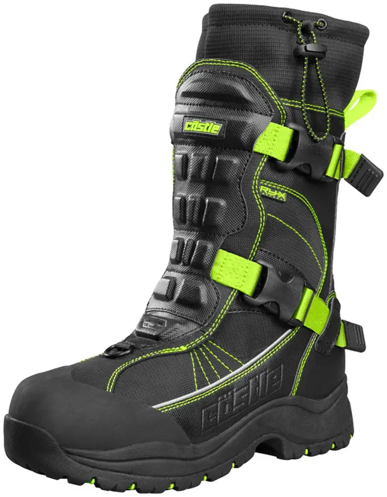 Castle X Barrier 2 Mens Snowmobile Boots Hi-Vis - MGW-23598