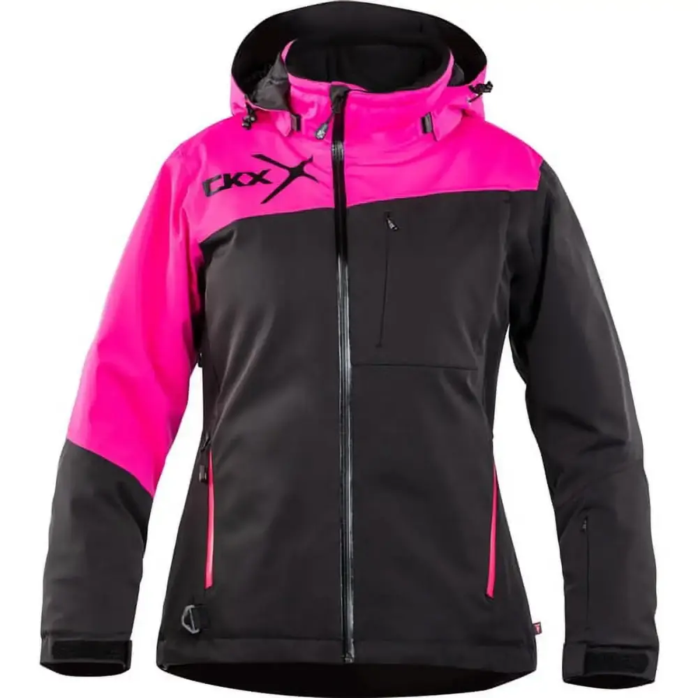 CKX Alaska Womens Snowmobile Jacket BK/PI XL - MGW-15788