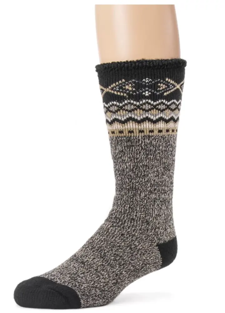 Muk Luks 0022066996PK36 Unisex Heat Retainer Socks Multicolored