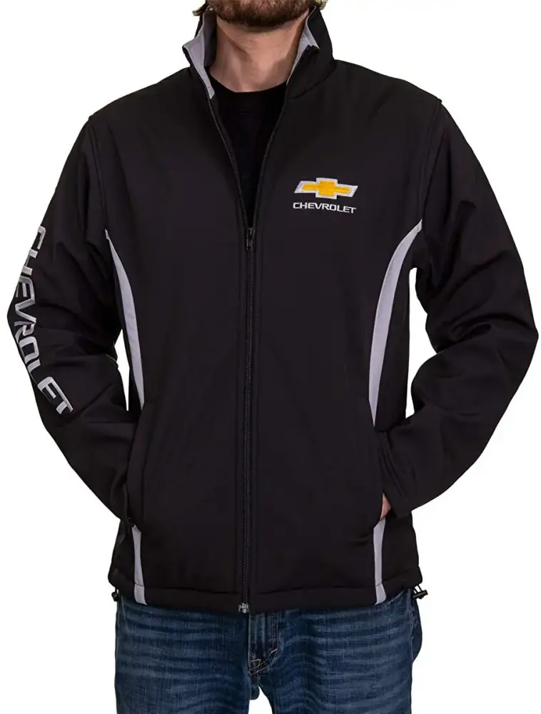 Calhoun Unisex Chevrolet All Season Softshell Jacket (Black. Large)