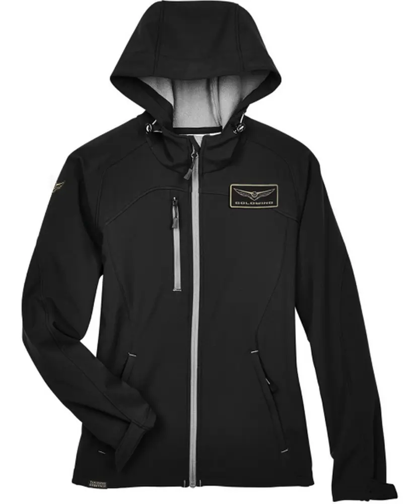Factory Effex Goldwing Womens Softshell Jacket Black SM - MGW-19839