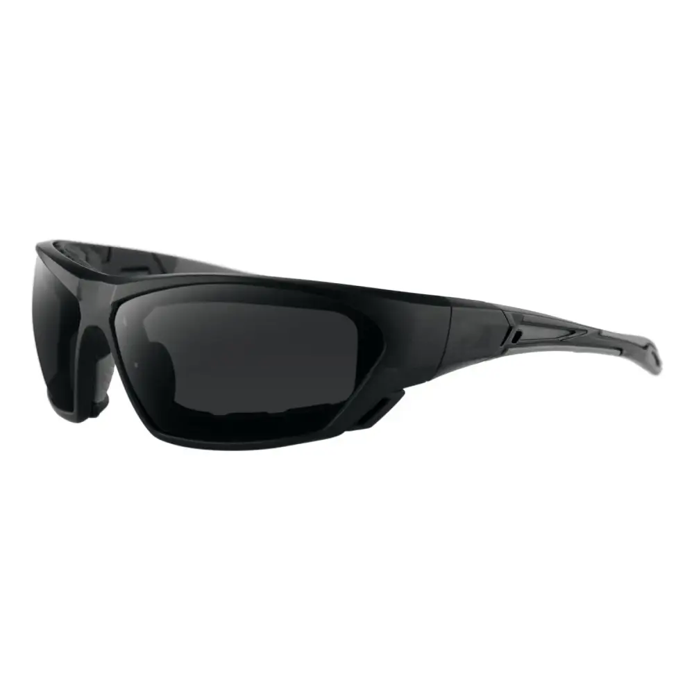 Bobster Crossover Sunglasses Matte Black Frame Smoked Lens - MGW-1275