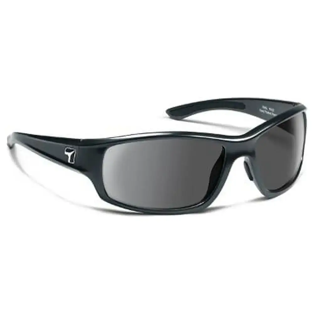 Rake Sharp View Clear Lens Sunglasses- Charcoal - Medium & Extra Large