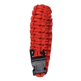 Red Paracord 550 Nylon Bracelet for Survival and Outdoor Activities