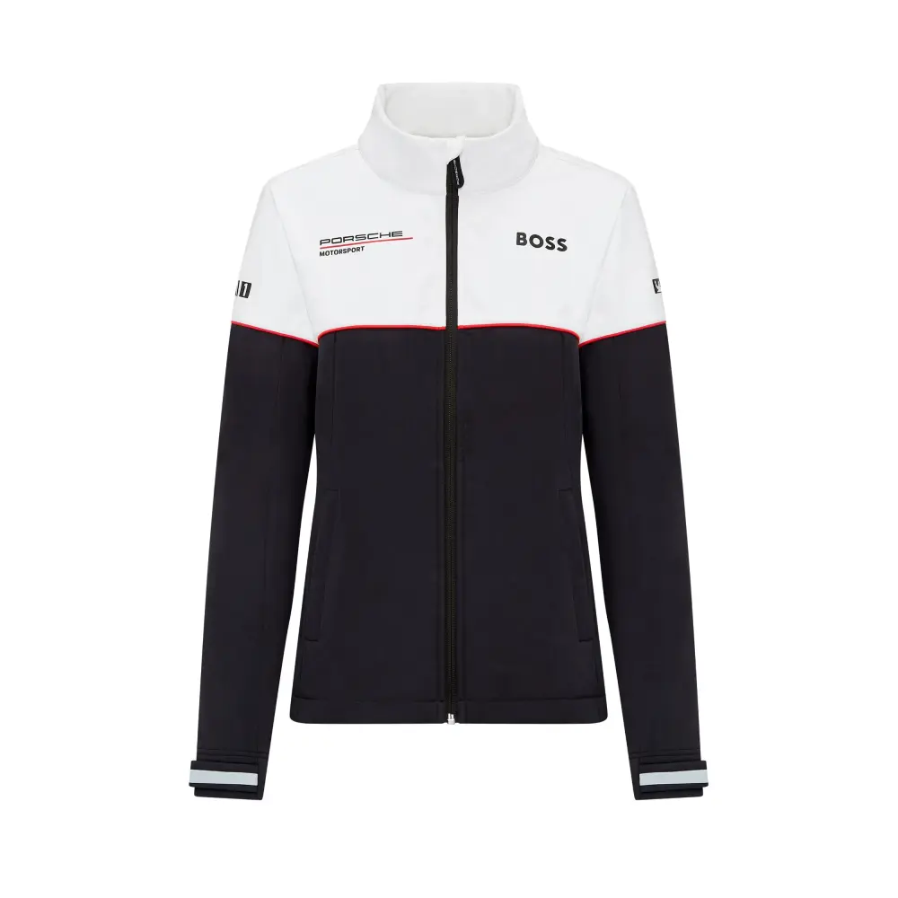 Porsche Motorsport Women's Team Softshell Jacket- Black - MGW-15854