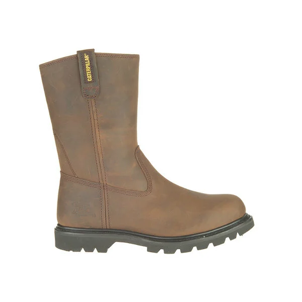 Cat P89516-10-5W Caterpillar Men's Revolver Steel Toe Work Boot Brown Size 10.5