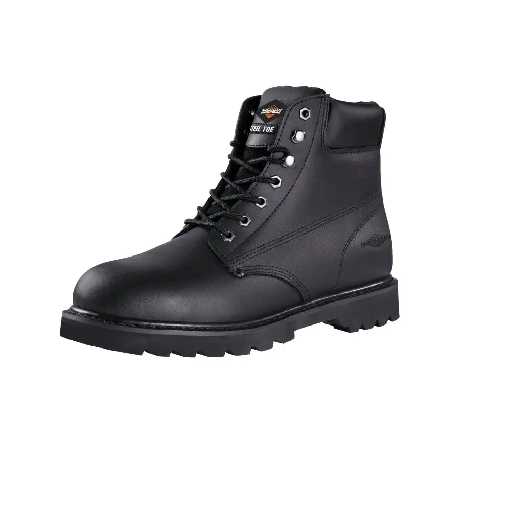 Diamondback 655SS-10.5 Work Boots Black Steel Toe Durable Men's Footwear
