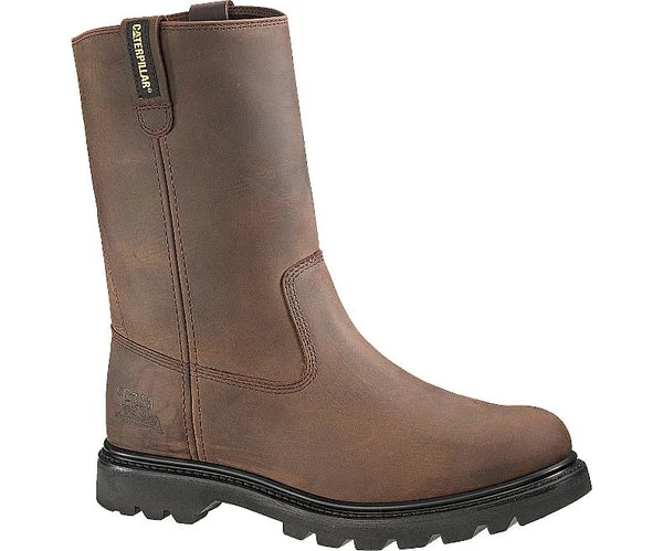 Cat P89516-8M Caterpillar Mens Revolver Steel Toe Work Boot Brown Size 8