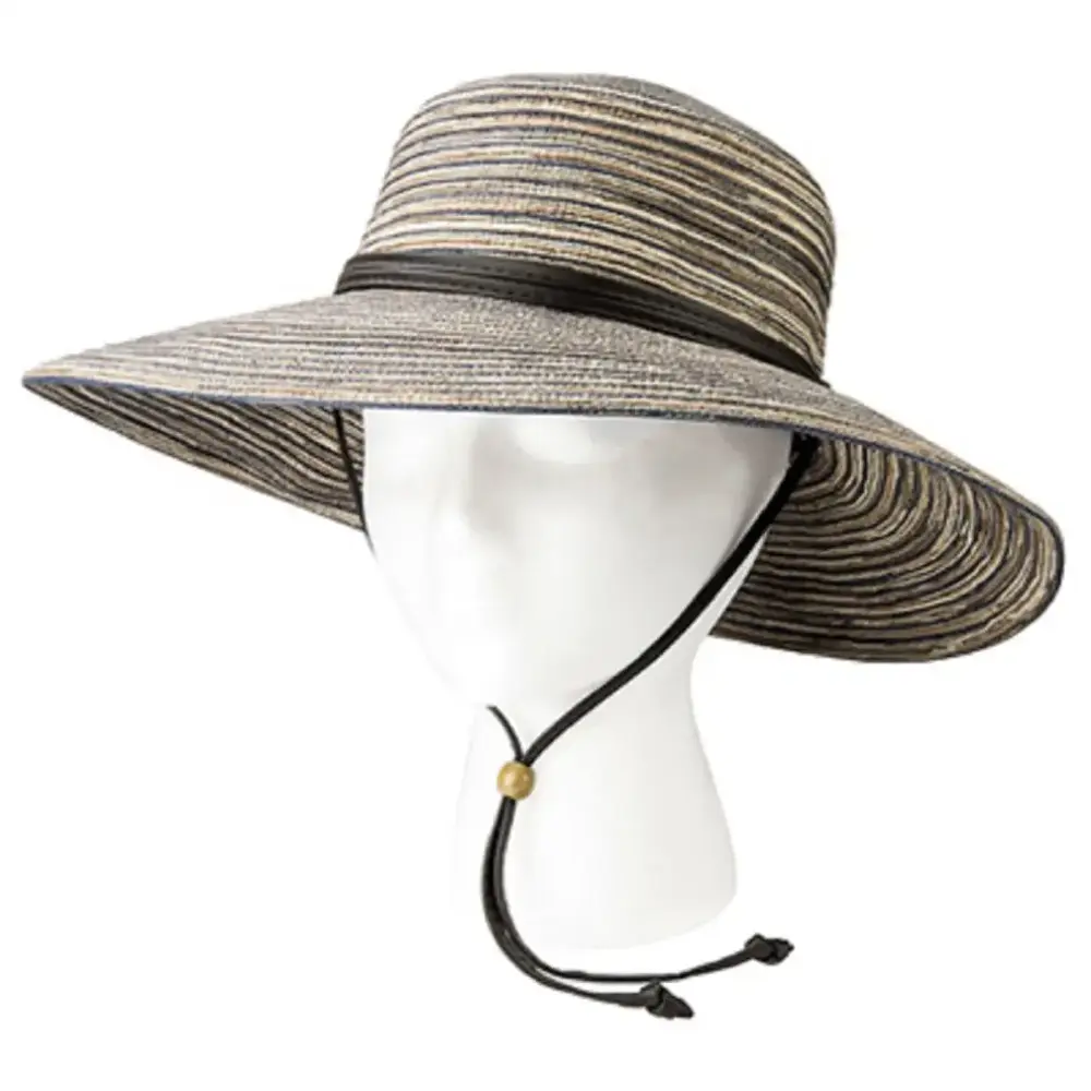 Sloggers 4405BN Women's Braided Wide Brim Hat UPF 50+ Earth Brown